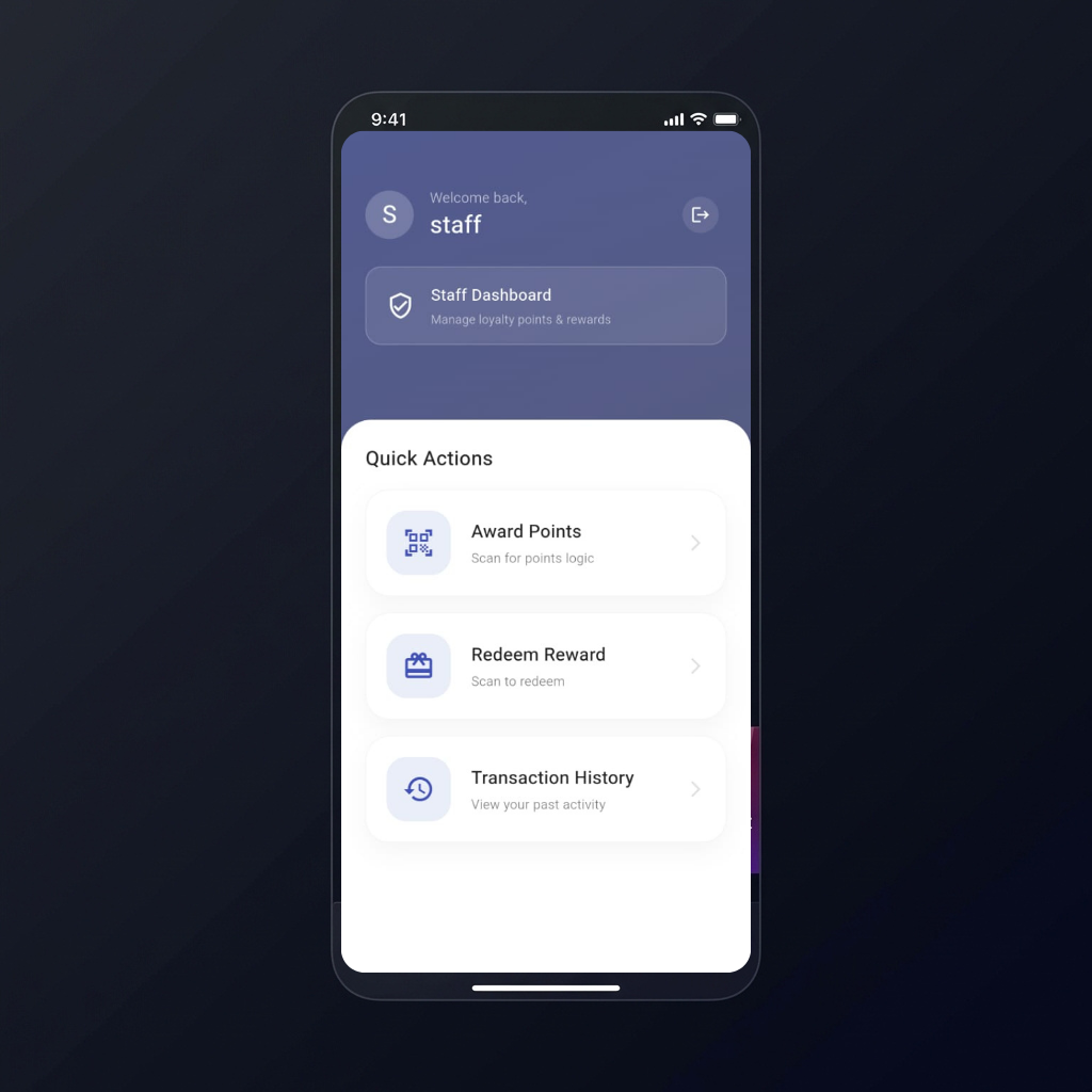 SW Loyalty Staff App